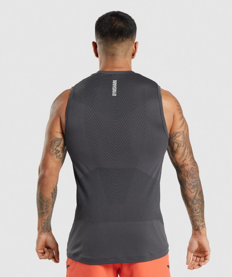 Gymshark Apex Seamless Linnen Herr Svarta | SE-98724C