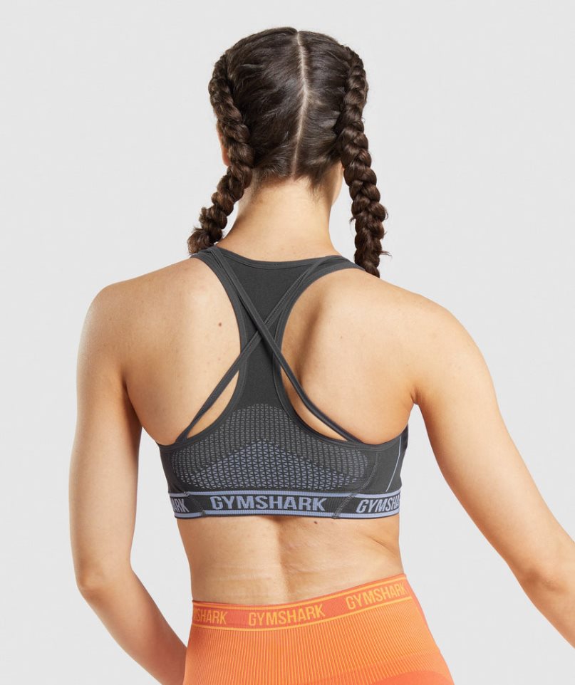 Gymshark Apex Seamless Sport Bh Dam Svarta | SE-17240Q