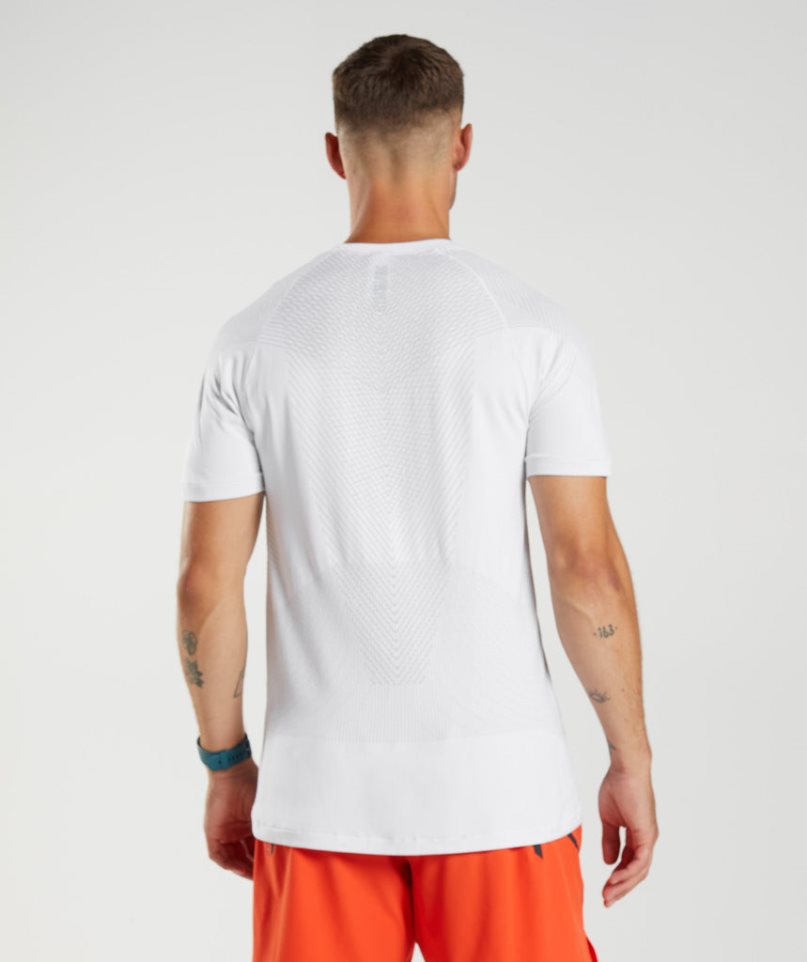 Gymshark Apex T-shirt Herr Vita | SE-34260L