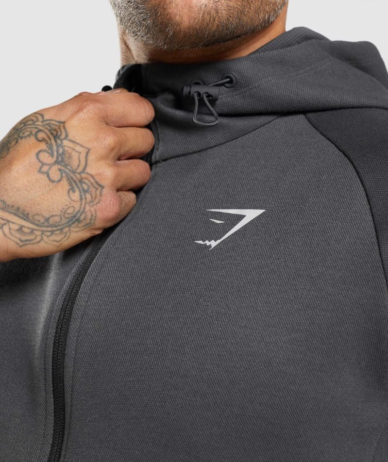 Gymshark Apex Technical Jacka Herr Mörkgrå | SE-58142G