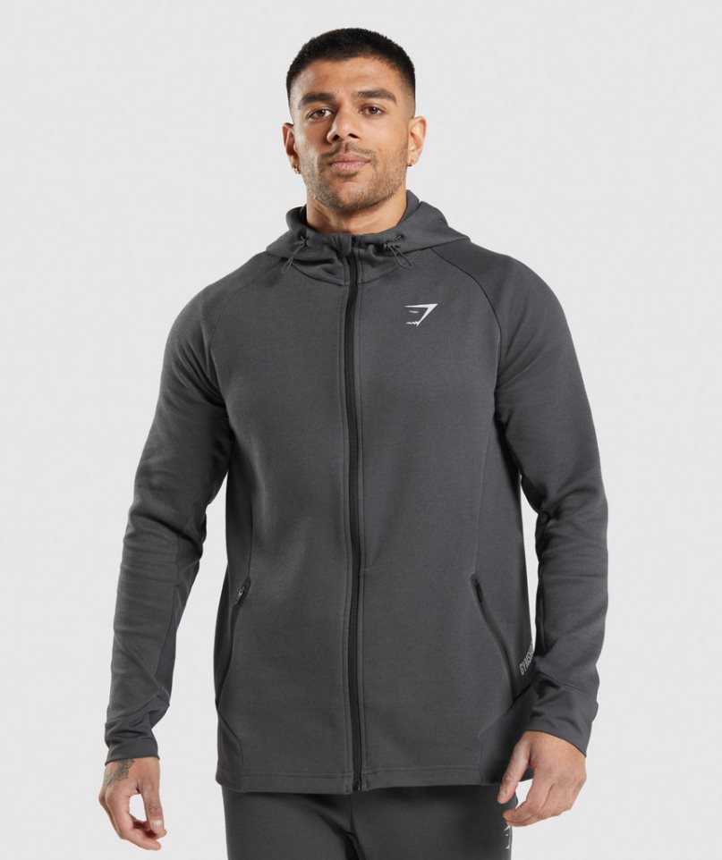 Gymshark Apex Technical Jacka Herr Mörkgrå | SE-58142G