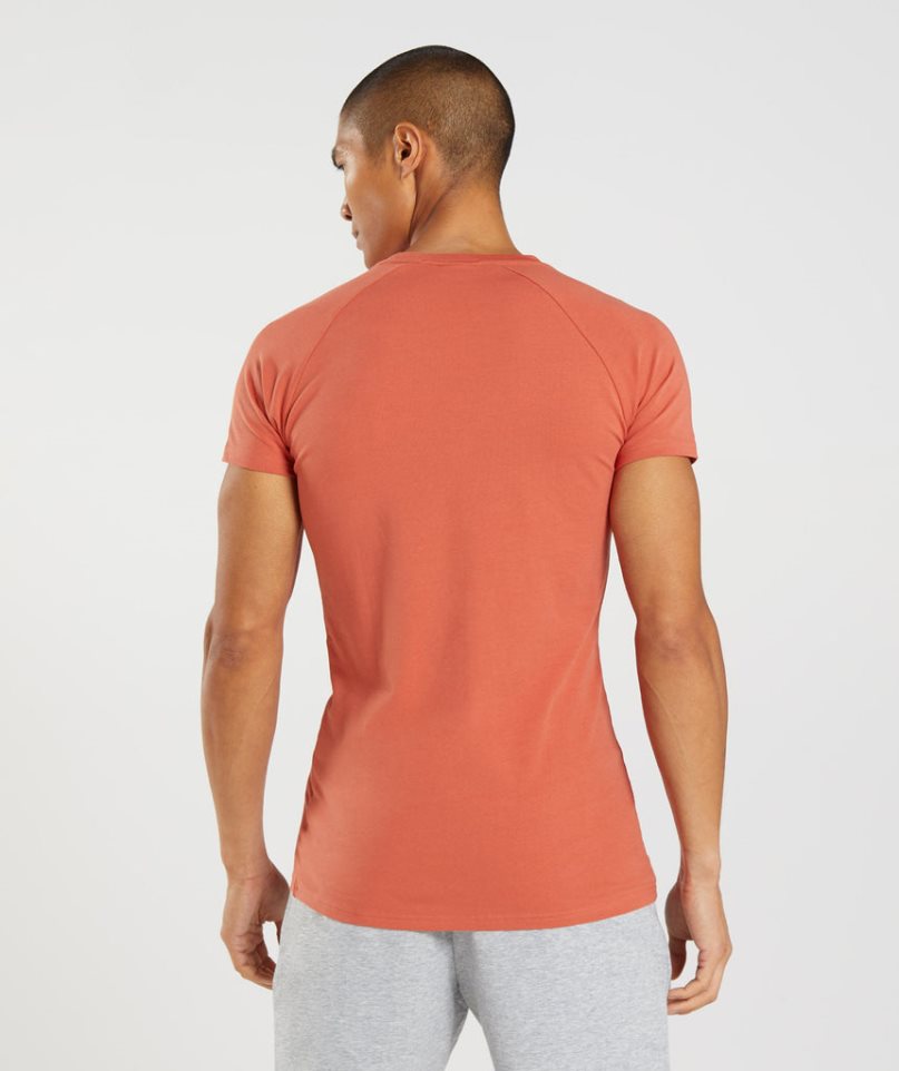 Gymshark Apollo T-shirt Herr Orange | SE-53960O