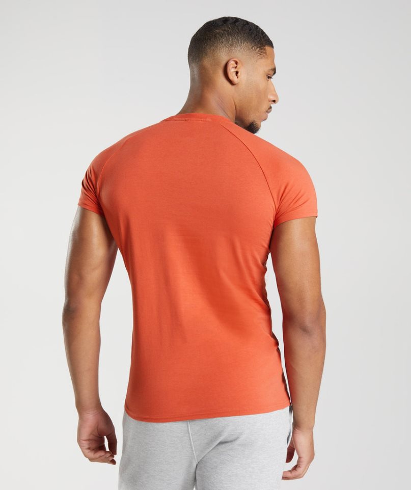 Gymshark Apollo T-shirt Herr Orange | SE-57496E