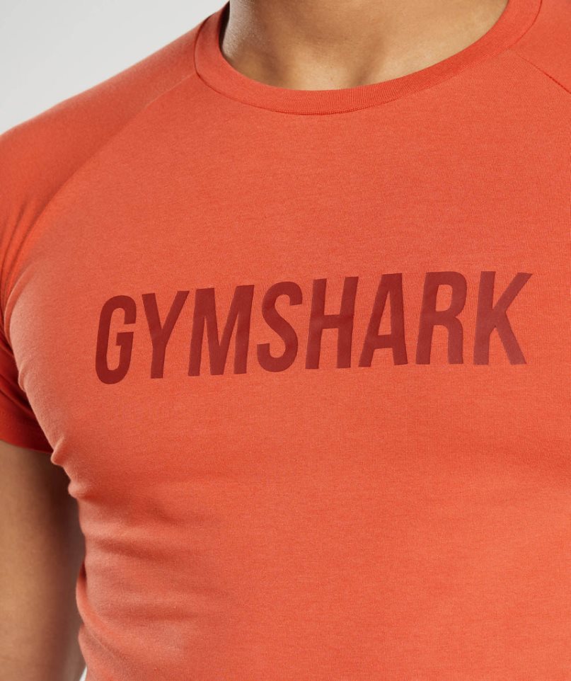 Gymshark Apollo T-shirt Herr Orange | SE-57496E