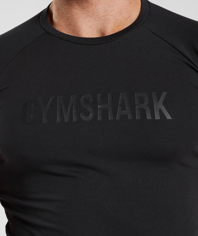 Gymshark Apollo T-shirt Herr Svarta | SE-53870H