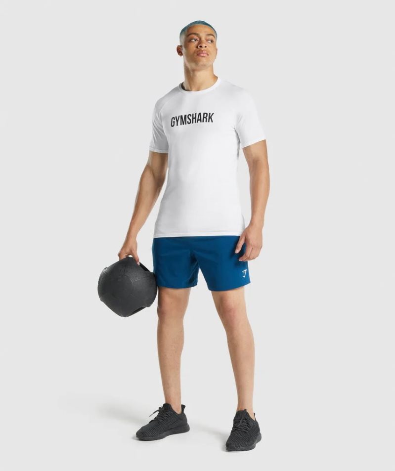 Gymshark Apollo T-shirt Herr Vita | SE-43679I