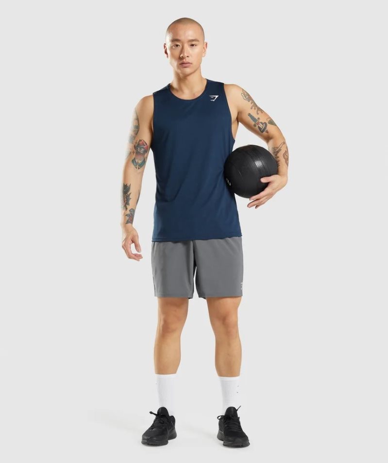 Gymshark Arrival Linnen Herr Marinblå | SE-16394I