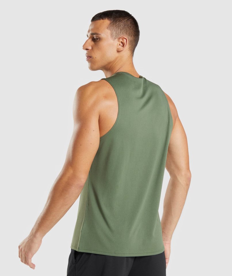 Gymshark Arrival Linnen Herr Olivgröna | SE-63894Y