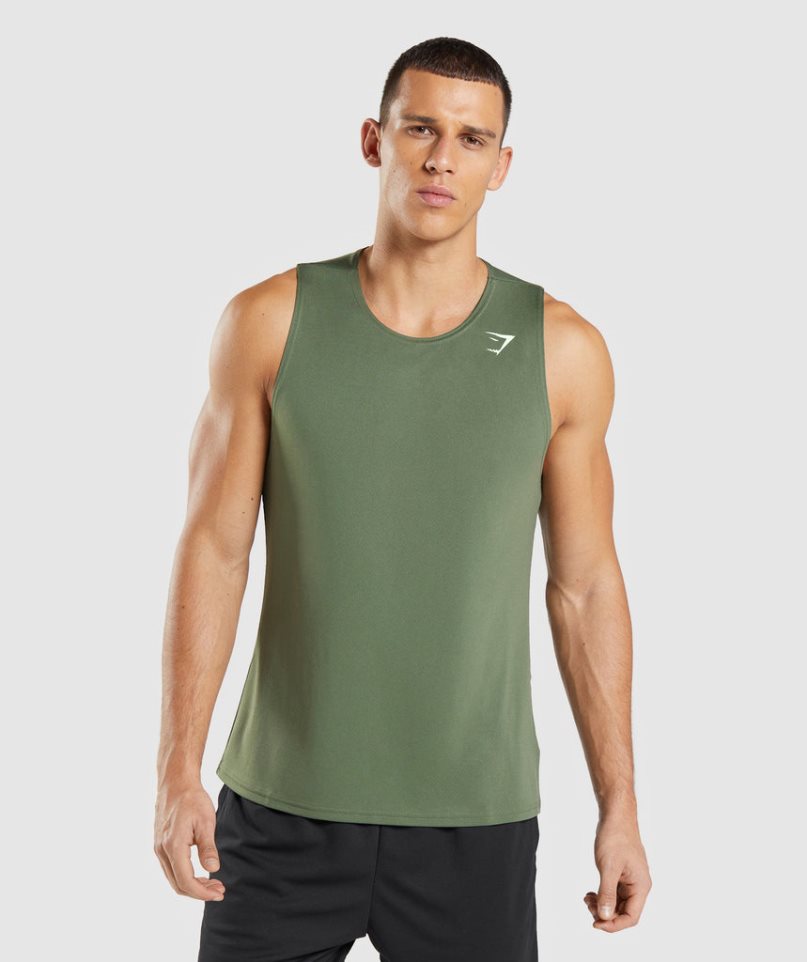 Gymshark Arrival Linnen Herr Olivgröna | SE-63894Y