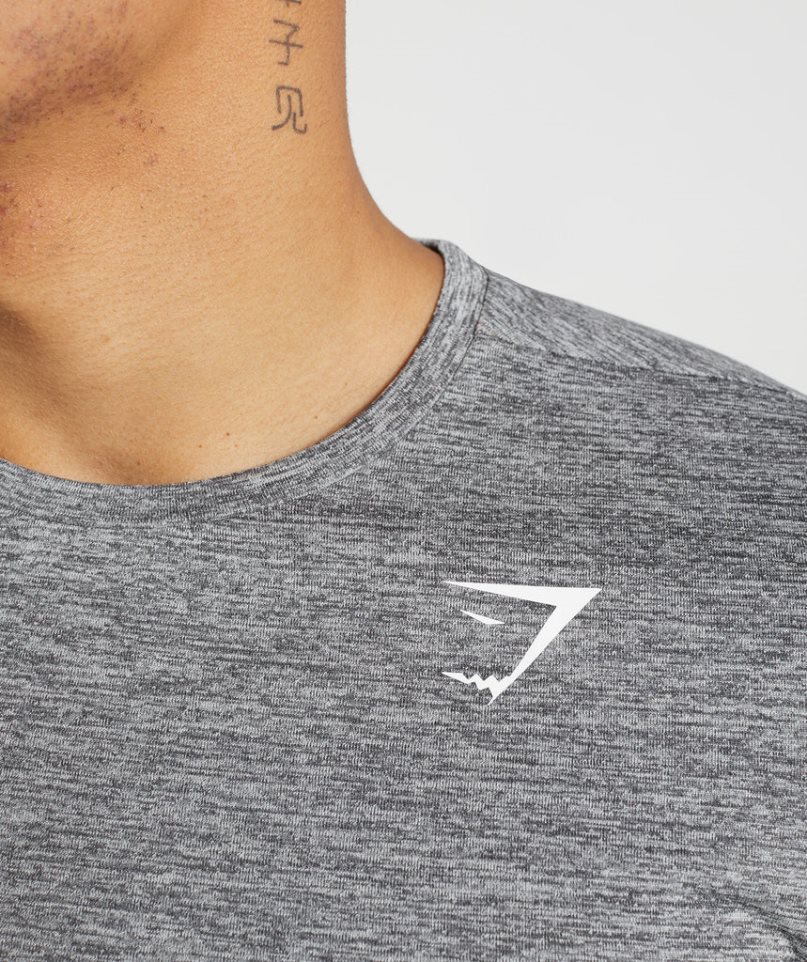 Gymshark Arrival Marl T-shirt Herr Grå | SE-81740N