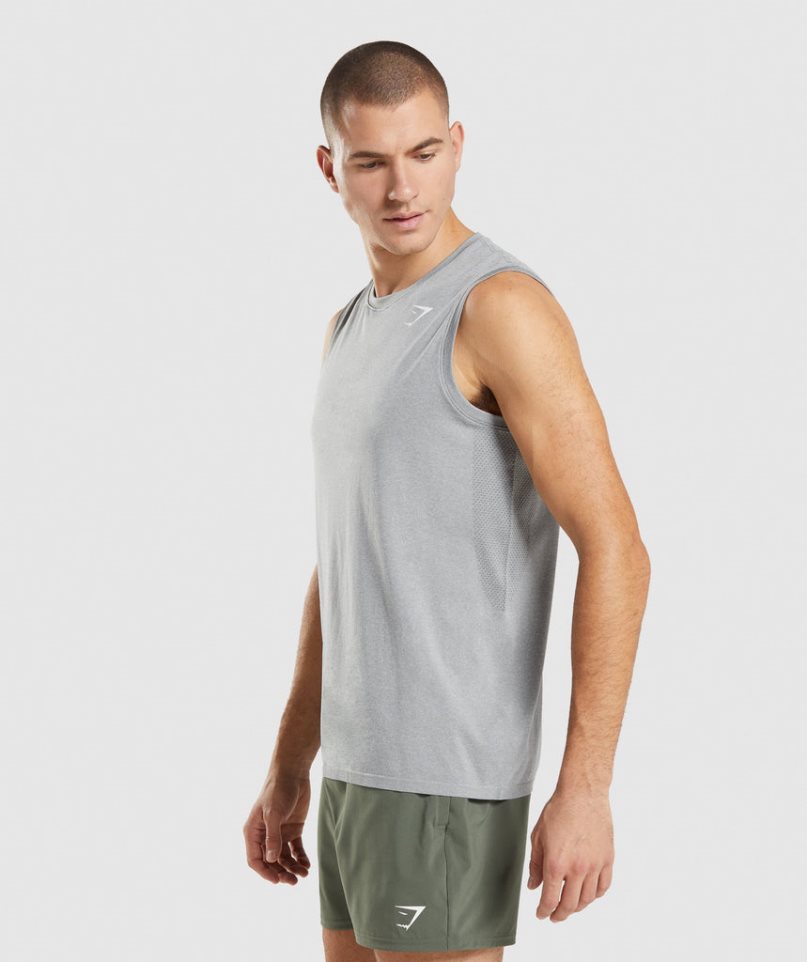 Gymshark Arrival Seamless Linnen Herr Grå | SE-40185S