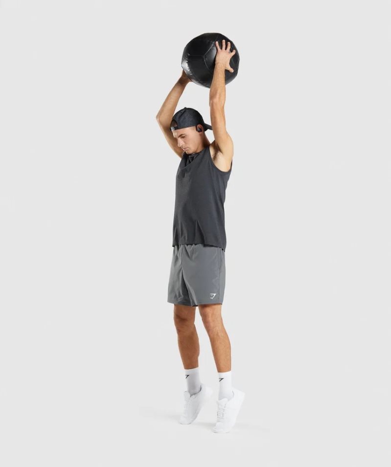 Gymshark Arrival Seamless Linnen Herr Svarta | SE-80542J