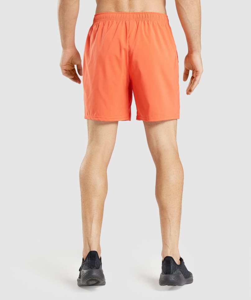 Gymshark Arrival Shorts Herr Orange | SE-37540G