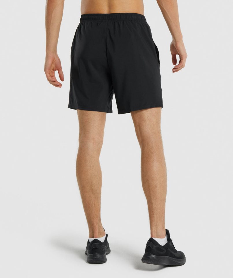 Gymshark Arrival Shorts Herr Svarta | SE-67589G