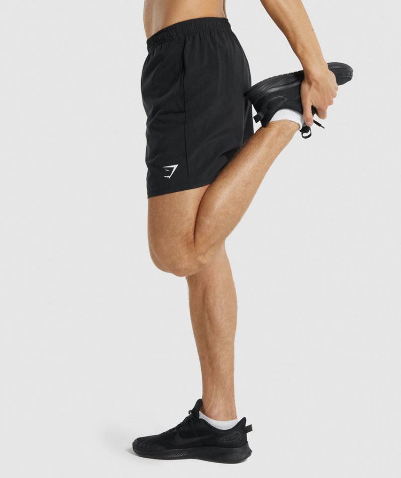 Gymshark Arrival Shorts Herr Svarta | SE-67589G