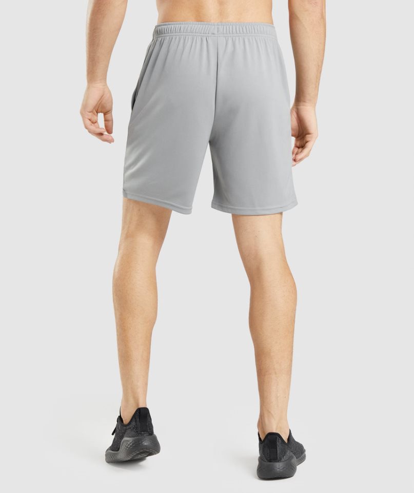 Gymshark Arrival Stickad Shorts Herr Grå | SE-97123P