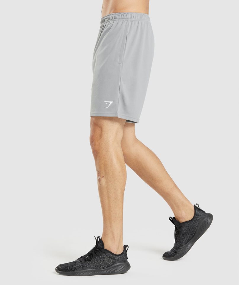 Gymshark Arrival Stickad Shorts Herr Grå | SE-97123P