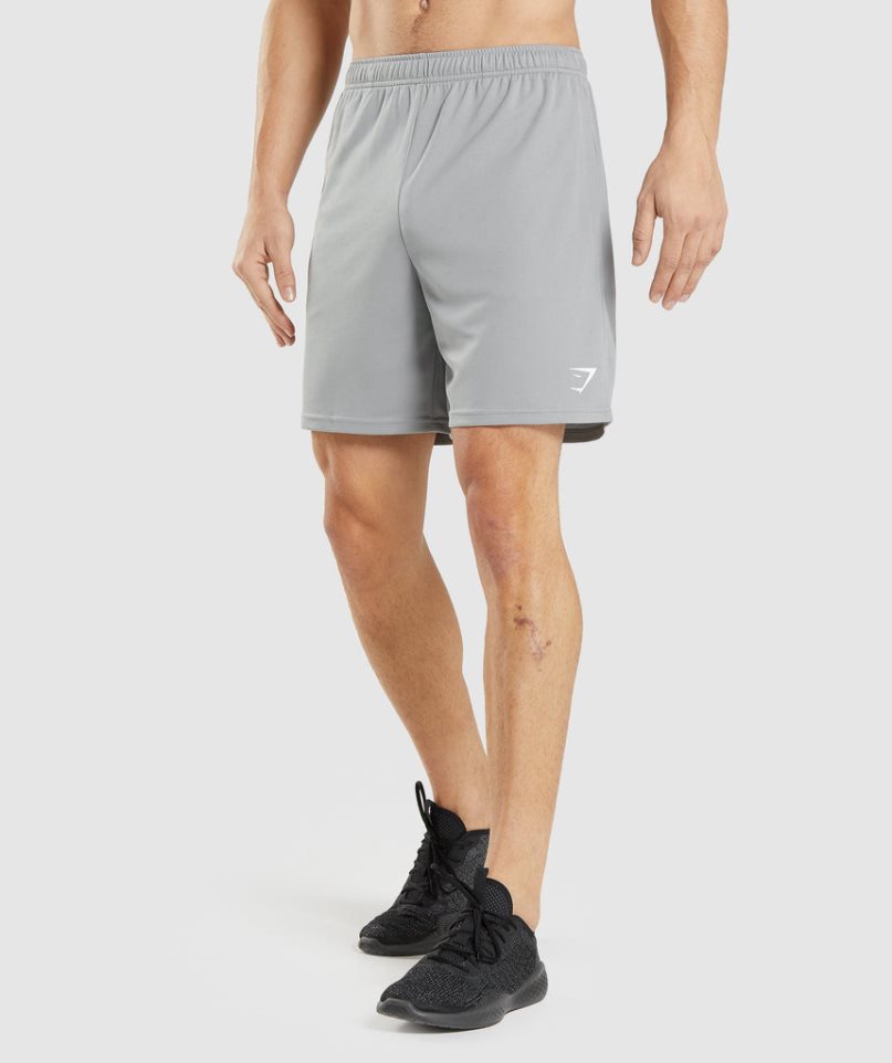 Gymshark Arrival Stickad Shorts Herr Grå | SE-97123P