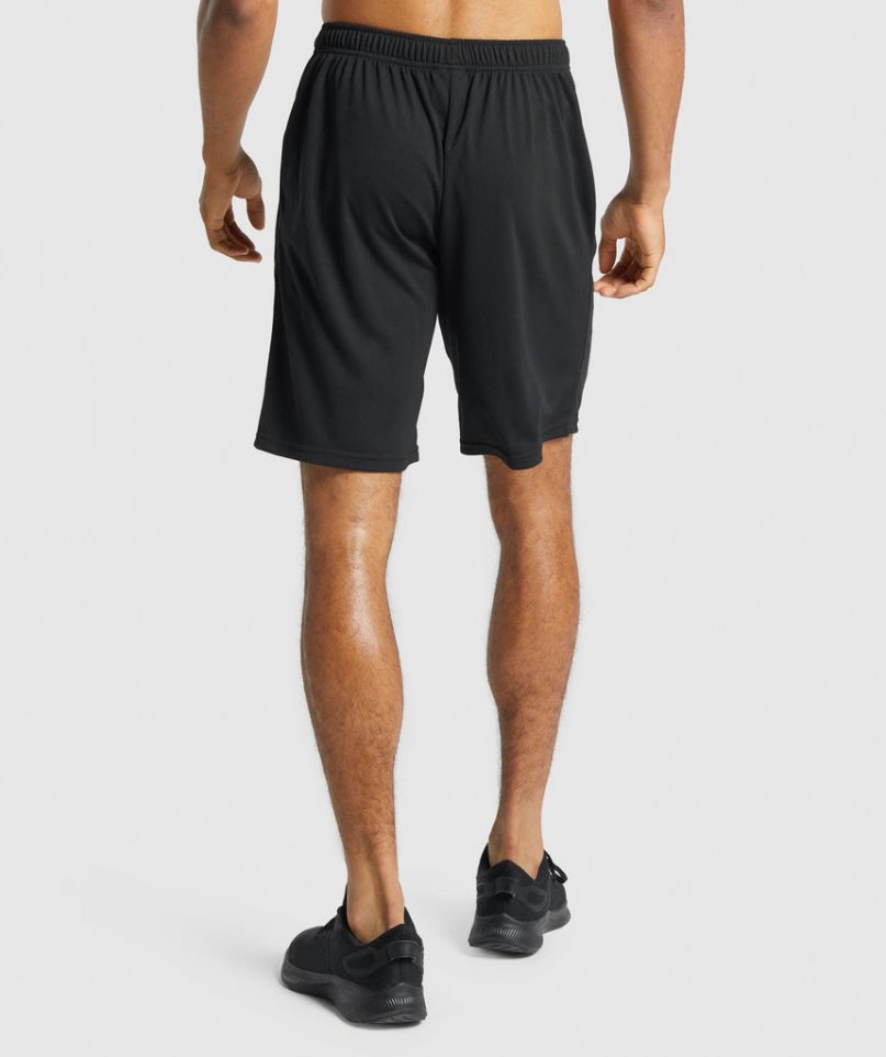 Gymshark Arrival Stickad Shorts Herr Svarta | SE-70692N