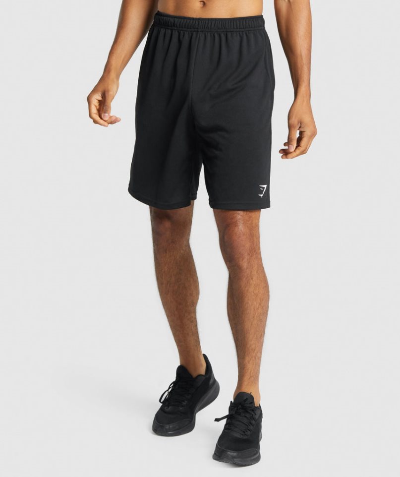 Gymshark Arrival Stickad Shorts Herr Svarta | SE-70692N