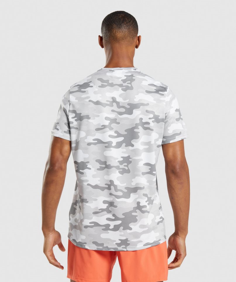 Gymshark Arrival T-shirt Herr Camo | SE-09726D