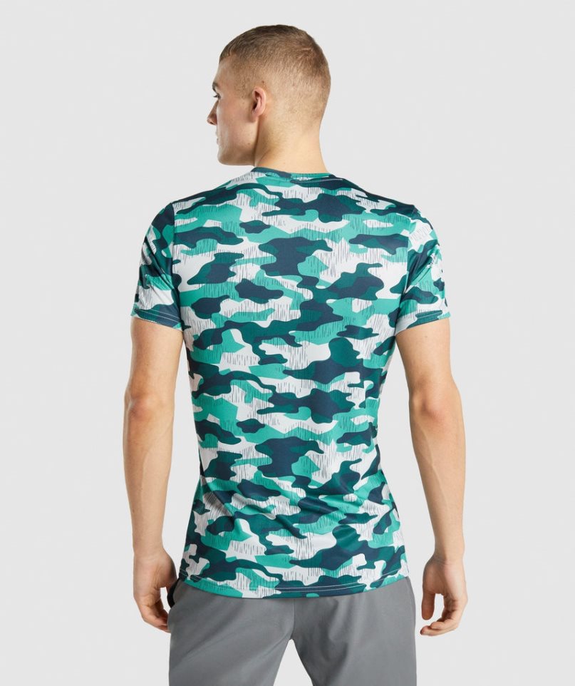 Gymshark Arrival T-shirt Herr Camo | SE-34027B