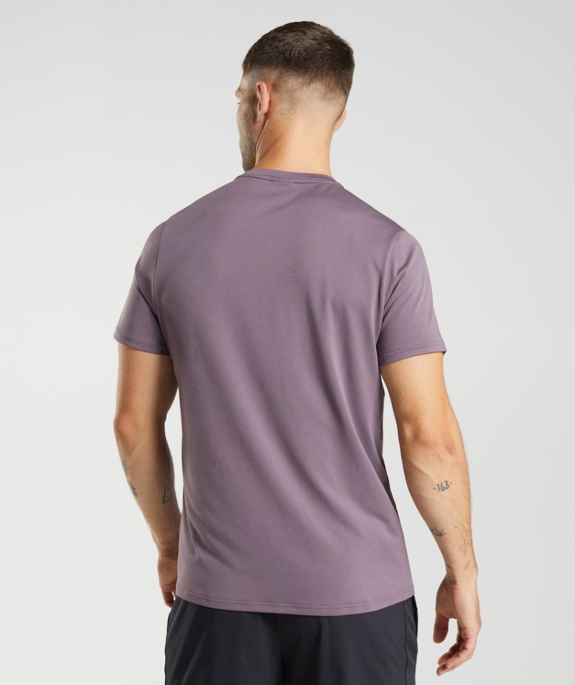 Gymshark Arrival T-shirt Herr Lila | SE-40759M