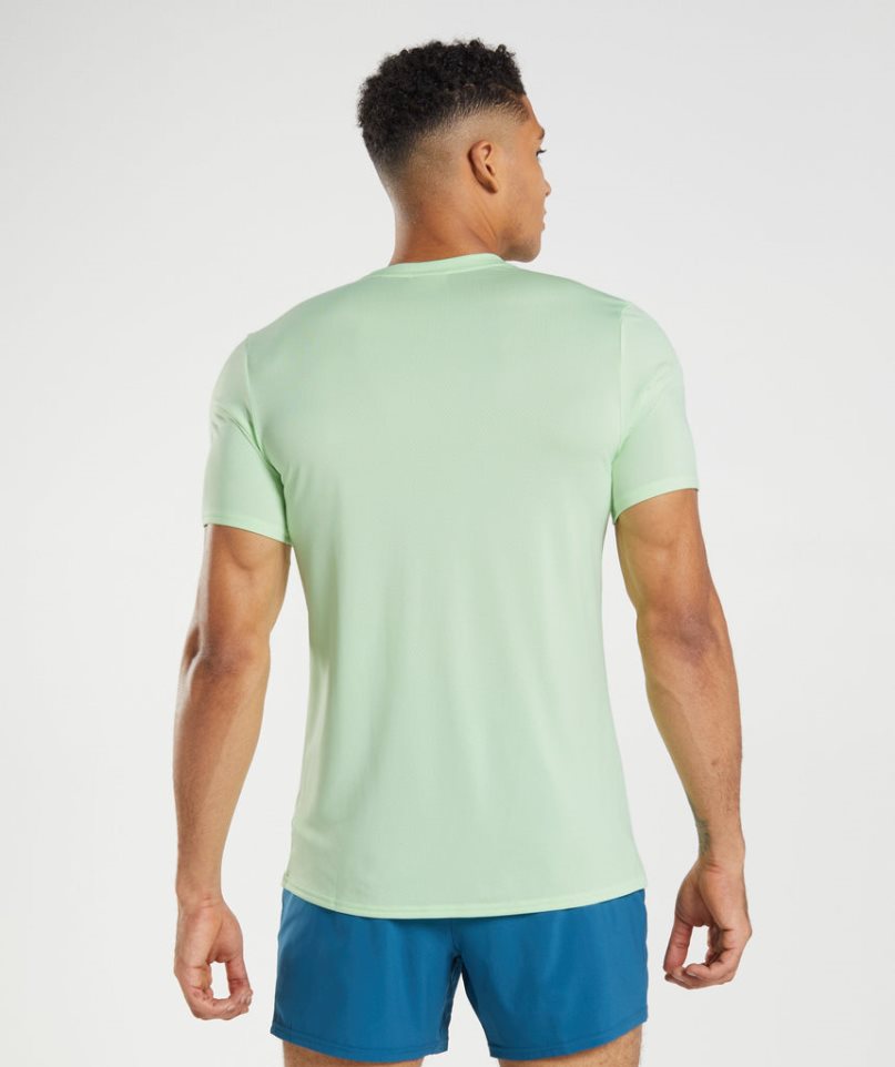 Gymshark Arrival T-shirt Herr Mintgröna | SE-04952J