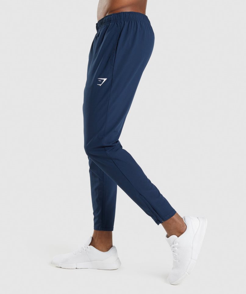 Gymshark Arrival Woven Mjukisbyxor Herr Marinblå | SE-01876K