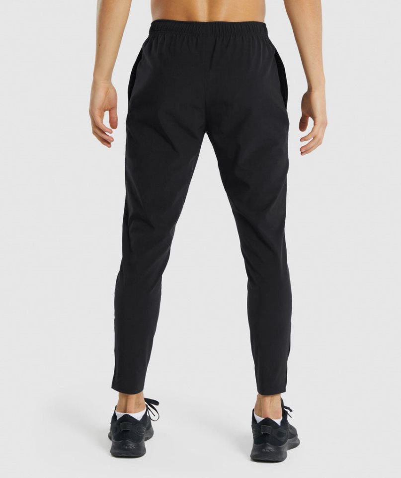 Gymshark Arrival Woven Mjukisbyxor Herr Svarta | SE-48017T