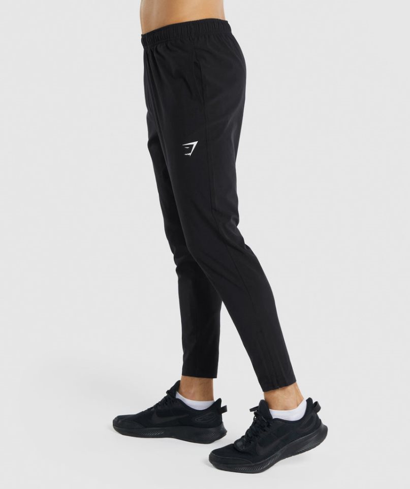 Gymshark Arrival Woven Mjukisbyxor Herr Svarta | SE-48017T