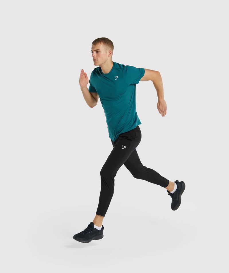 Gymshark Arrival Woven Mjukisbyxor Herr Svarta | SE-48017T