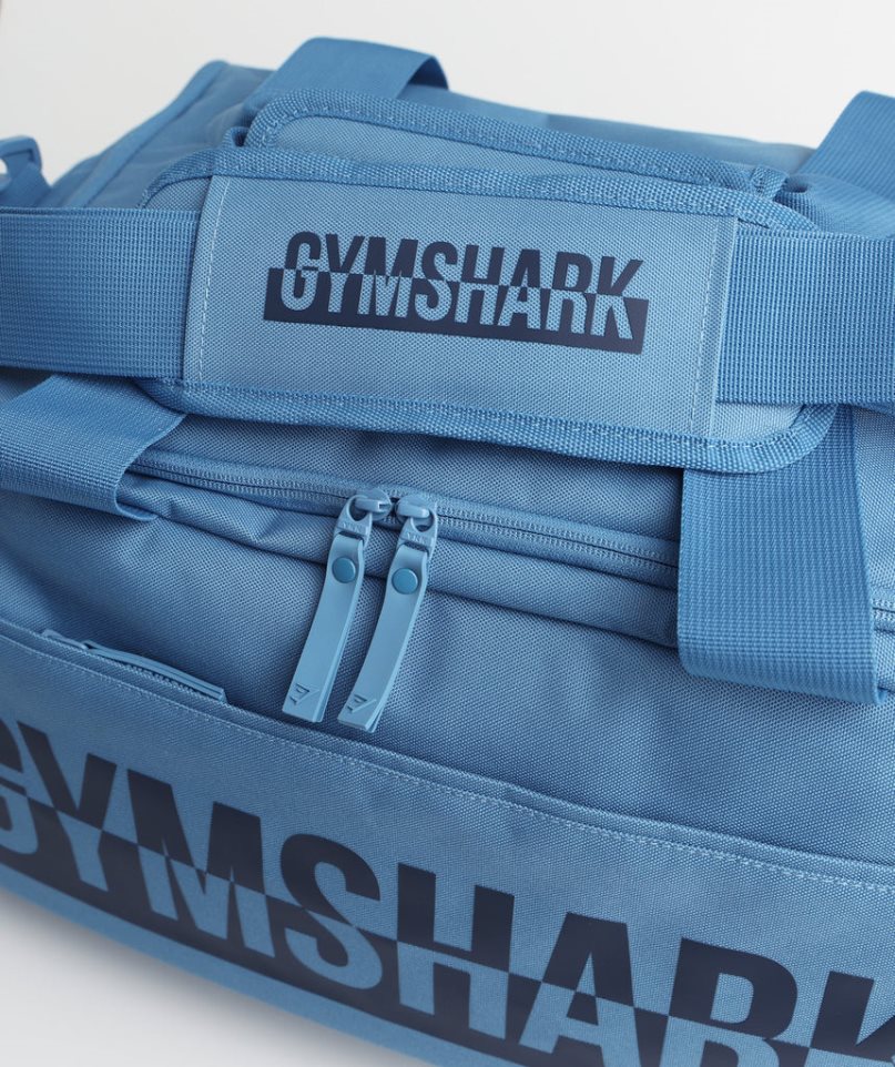 Gymshark Bold Gym Sportväska Blå | SE-89543N