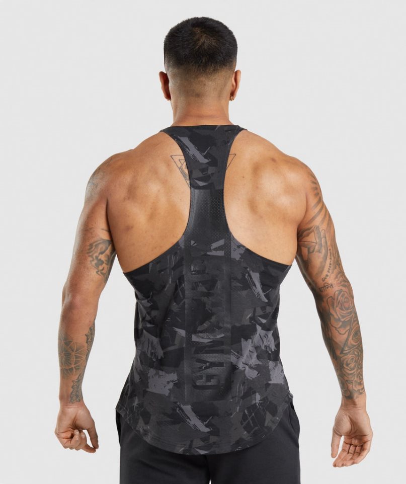 Gymshark Bold Stringer Linnen Herr Camo | SE-23860W