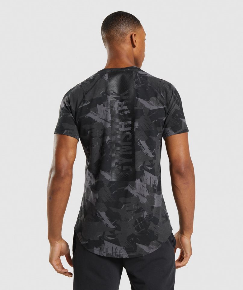 Gymshark Bold T-shirt Herr Camo | SE-49350N