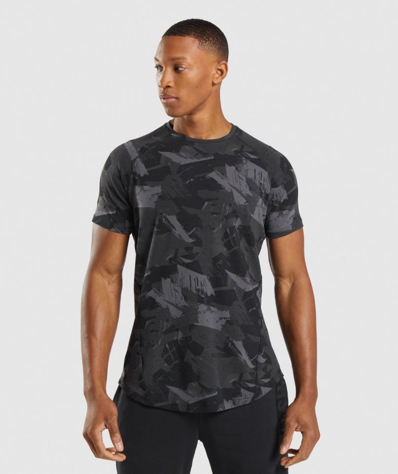 Gymshark Bold T-shirt Herr Camo | SE-49350N