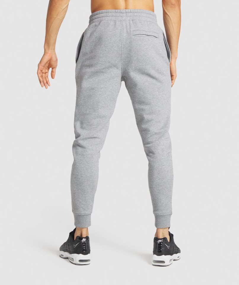 Gymshark Crest Mjukisbyxor Herr Grå | SE-31547R