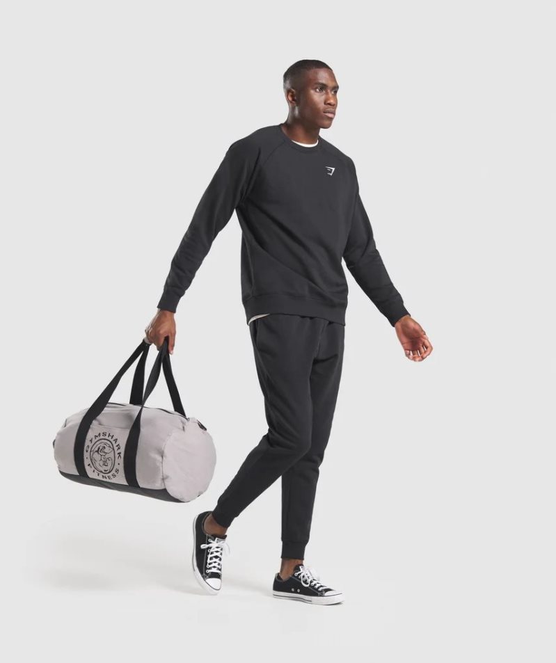 Gymshark Crest Tröjor Herr Svarta | SE-10385L