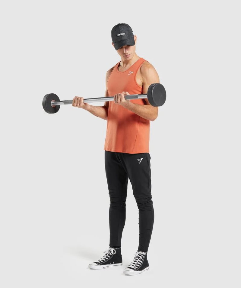 Gymshark Critical Linnen Herr Orange | SE-30261E