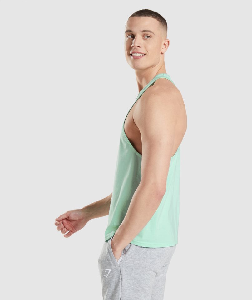 Gymshark Critical Stringer Linnen Herr Mintgröna | SE-68590G