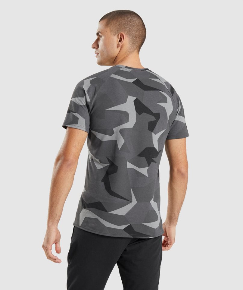 Gymshark Critical T-shirt Herr Camo | SE-17803M