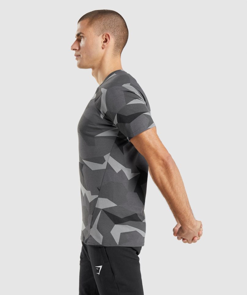 Gymshark Critical T-shirt Herr Camo | SE-17803M