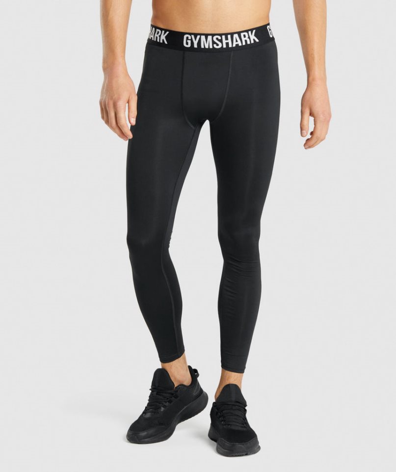 Gymshark Element Baselayer Leggings Herr Svarta | SE-38610P