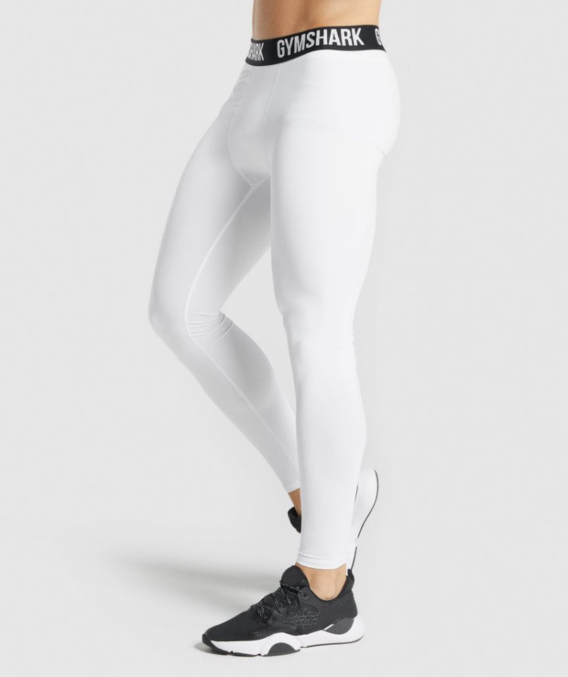 Gymshark Element Baselayer Leggings Herr Vita | SE-67124A