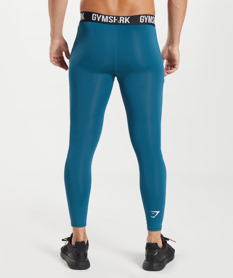 Gymshark Element Baselayer Leggings Herr Blå | SE-87631O