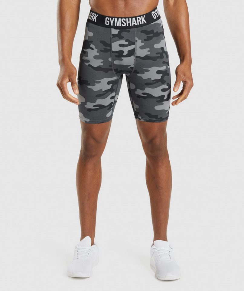 Gymshark Element Baselayer Shorts Herr Camo | SE-70469C