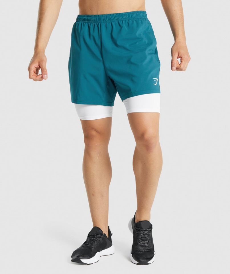 Gymshark Element Baselayer Shorts Herr Vita | SE-95637A