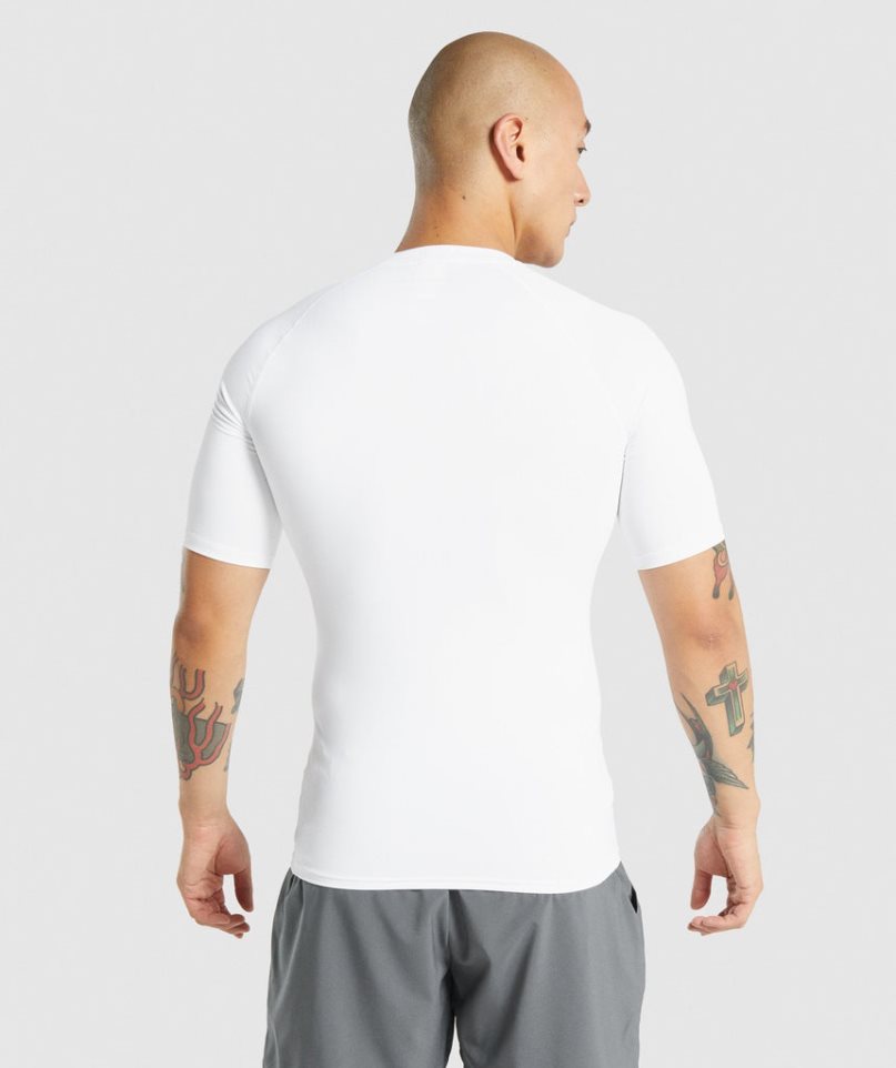 Gymshark Element Baselayer T-shirt Herr Vita | SE-13025T