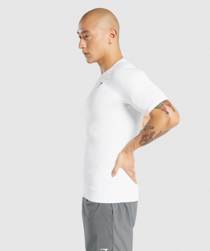 Gymshark Element Baselayer T-shirt Herr Vita | SE-13025T