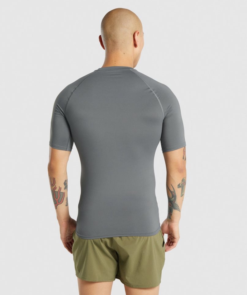 Gymshark Element Baselayer T-shirt Herr Grå | SE-47130B